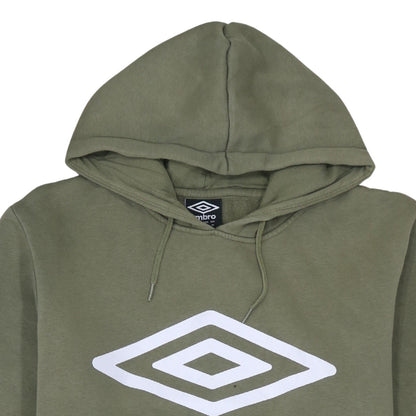 Mens UK Size M Umbro Green Pullover Hoodie
