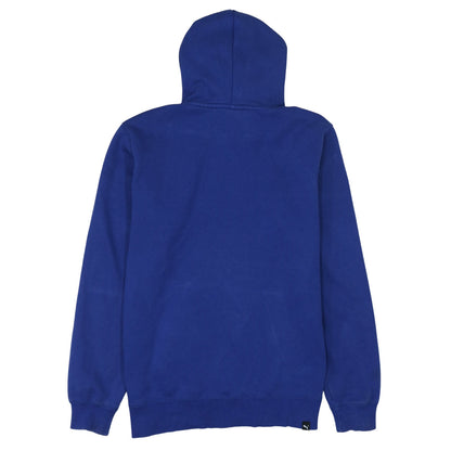 Mens UK Size M PUMA Blue Pullover Hoodie