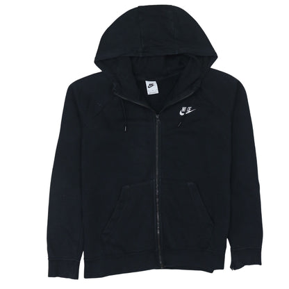 Mens UK Size M Nike Black Full Zip Hoodie