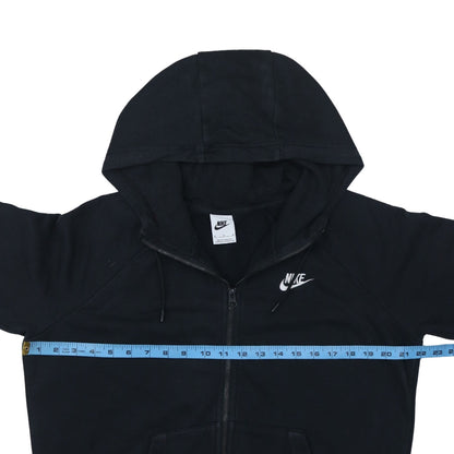 Mens UK Size M Nike Black Full Zip Hoodie