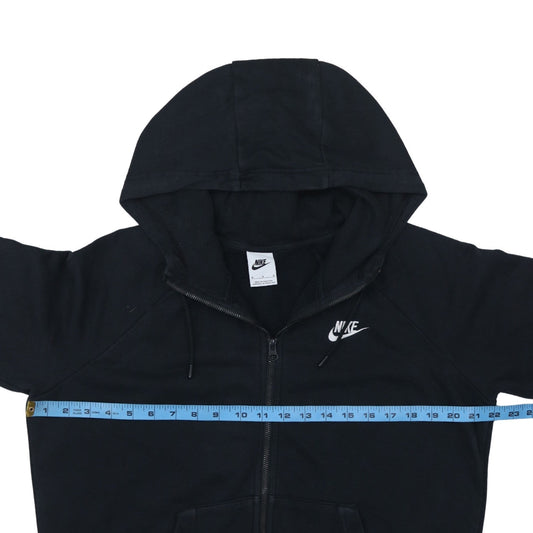 Mens UK Size M Nike Black Full Zip Hoodie