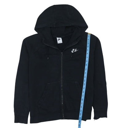 Mens UK Size M Nike Black Full Zip Hoodie