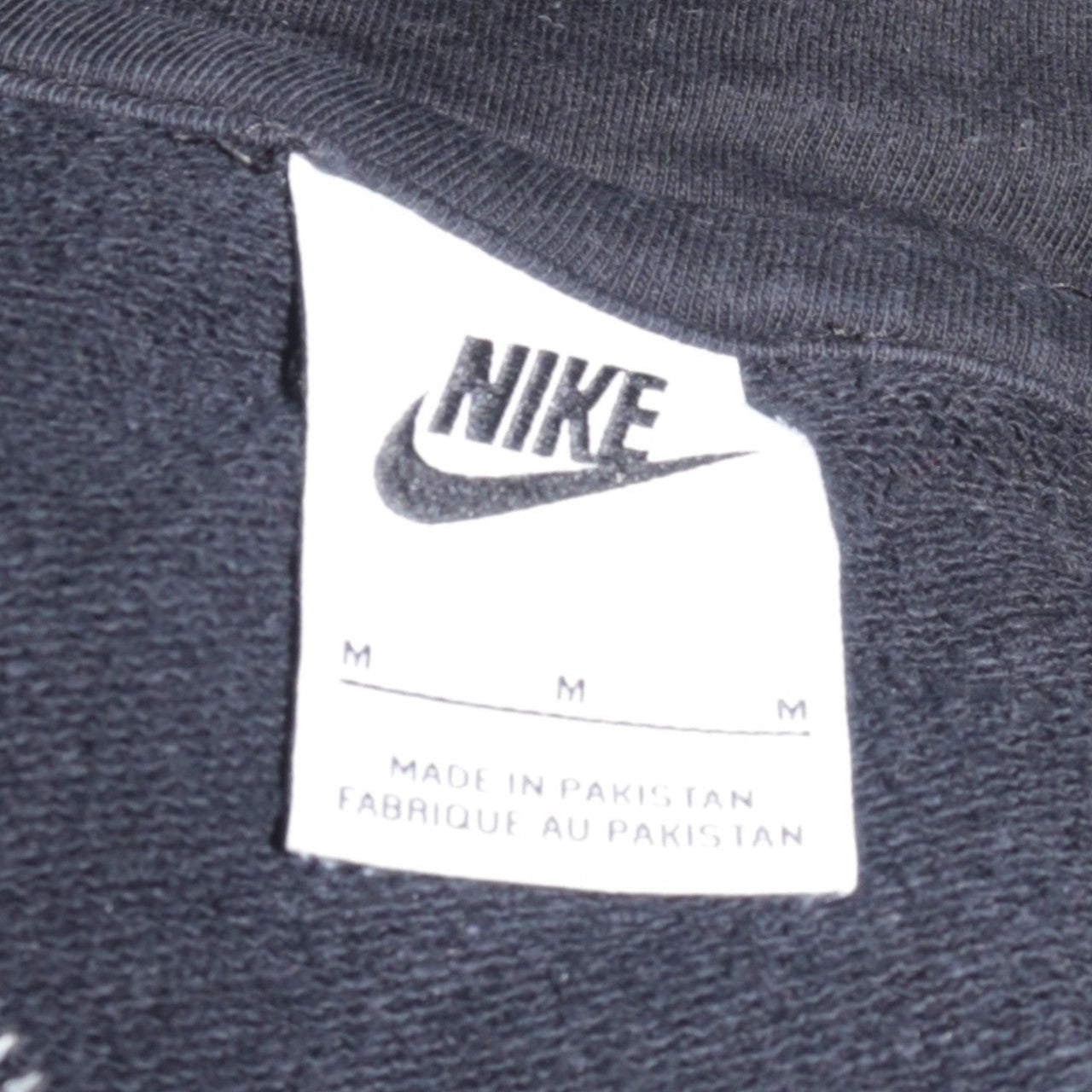 Mens UK Size M Nike Black Full Zip Hoodie