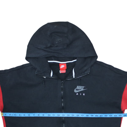 Mens UK Size 2XL Nike Black Full Zip Hoodie