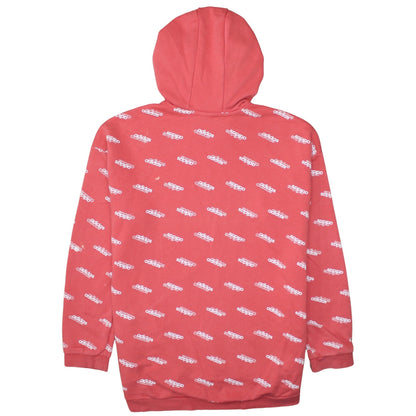 Womens UK Size L adidas Red Pullover Hoodie