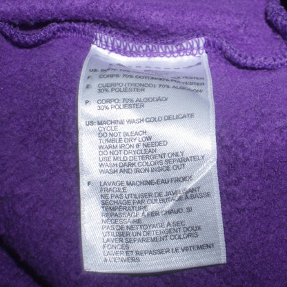 Womens UK Size L adidas Purple Full Zip Hoodie