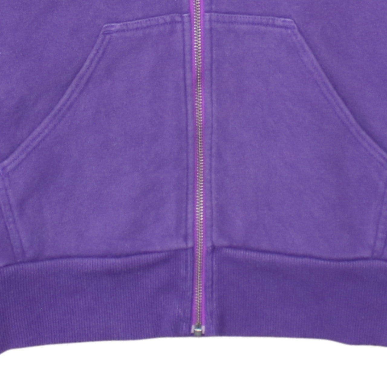 Womens UK Size L adidas Purple Full Zip Hoodie