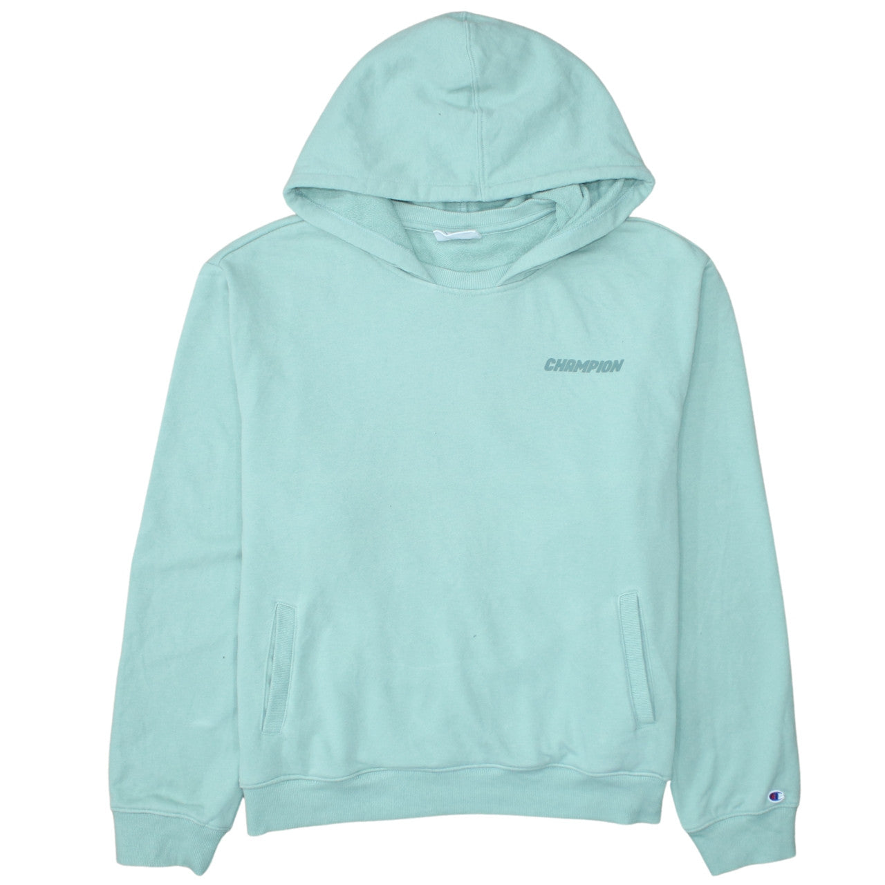 Womens UK Size XL Champion Green Pullover Hoodie