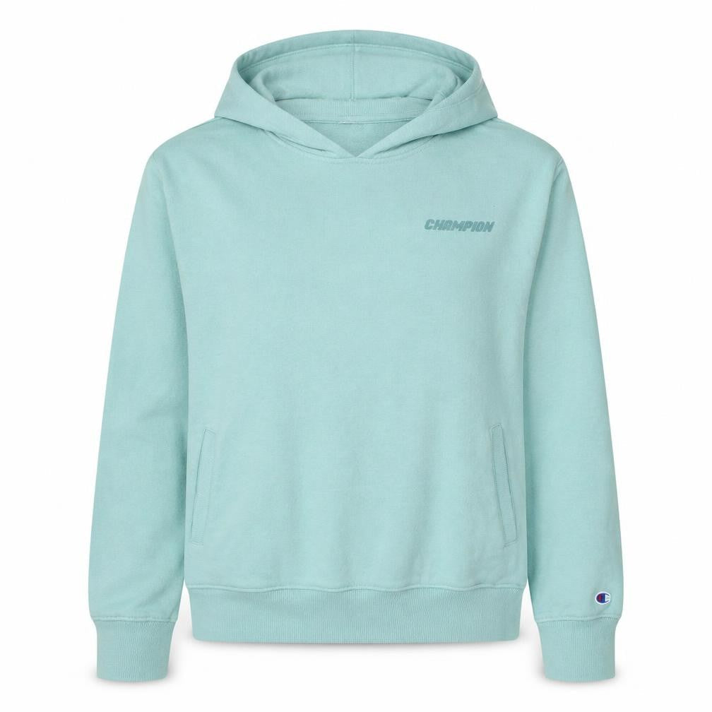 Womens UK Size XL Champion Green Pullover Hoodie