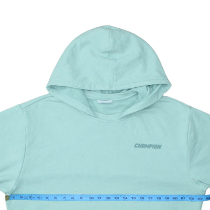 Womens UK Size XL Champion Green Pullover Hoodie