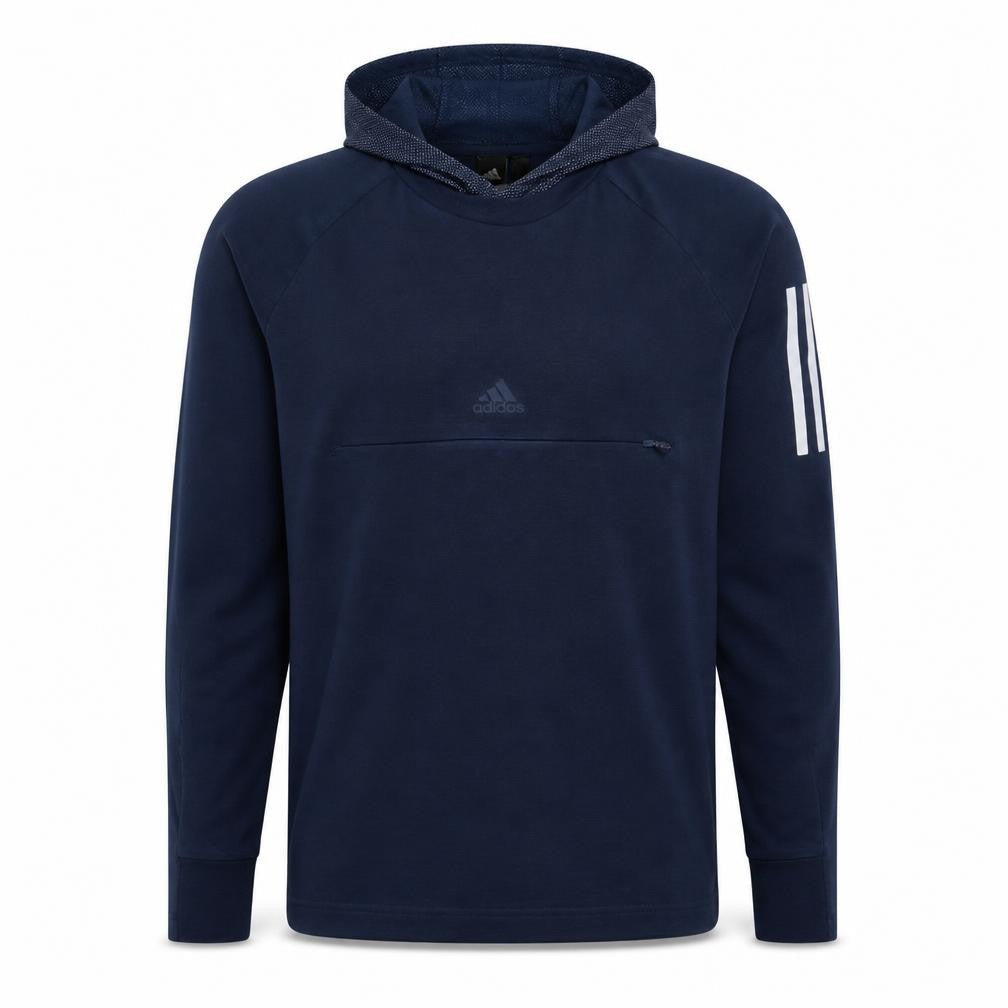 Mens UK Size L adidas Blue Pullover Hoodie