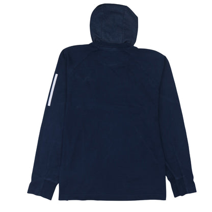 Mens UK Size L adidas Blue Pullover Hoodie