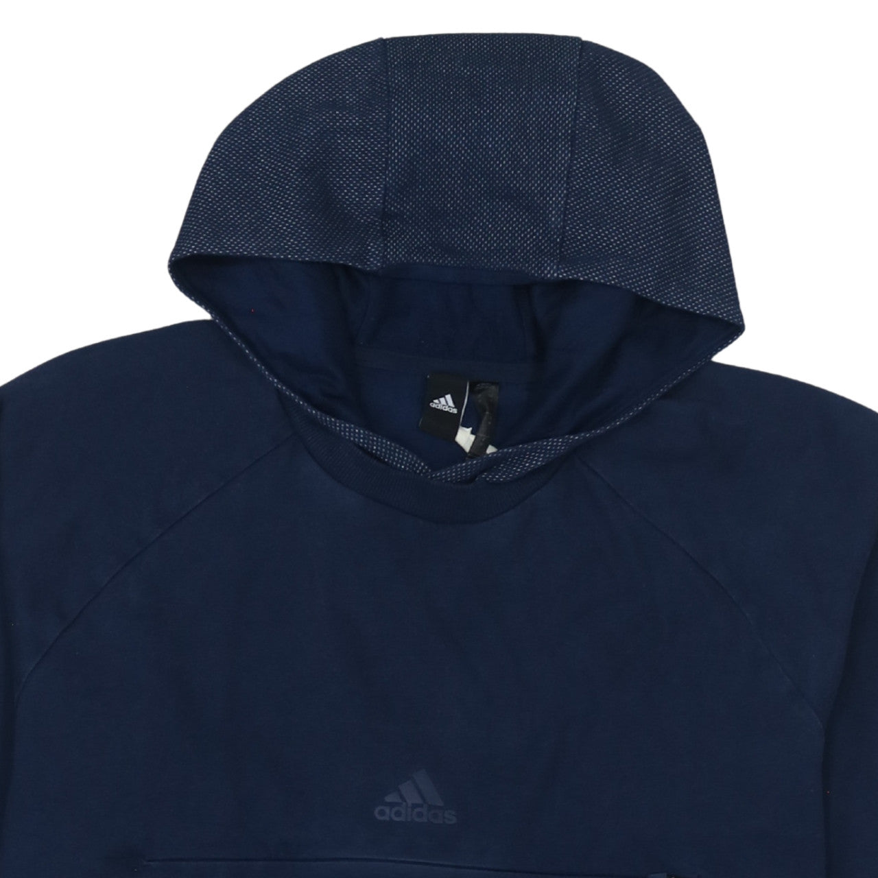 Mens UK Size L adidas Blue Pullover Hoodie