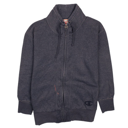 Mens UK Size XL Champion Grey Full Zip Sweatshirt