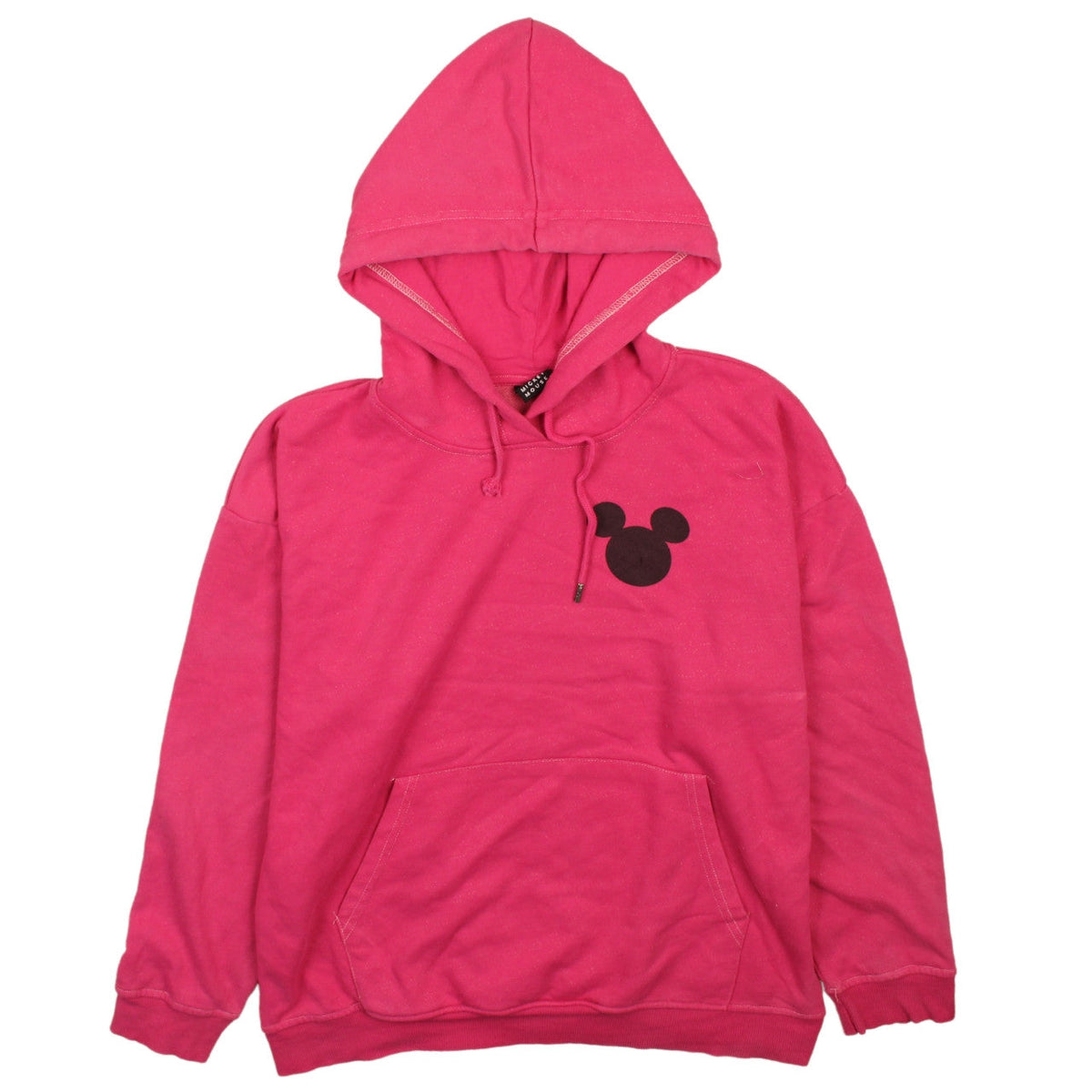 Womens UK Size S Disney Pink Pullover Hoodie