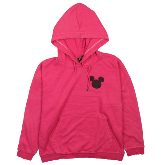 Womens UK Size S Disney Pink Pullover Hoodie