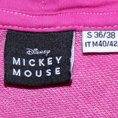 Womens UK Size S Disney Pink Pullover Hoodie