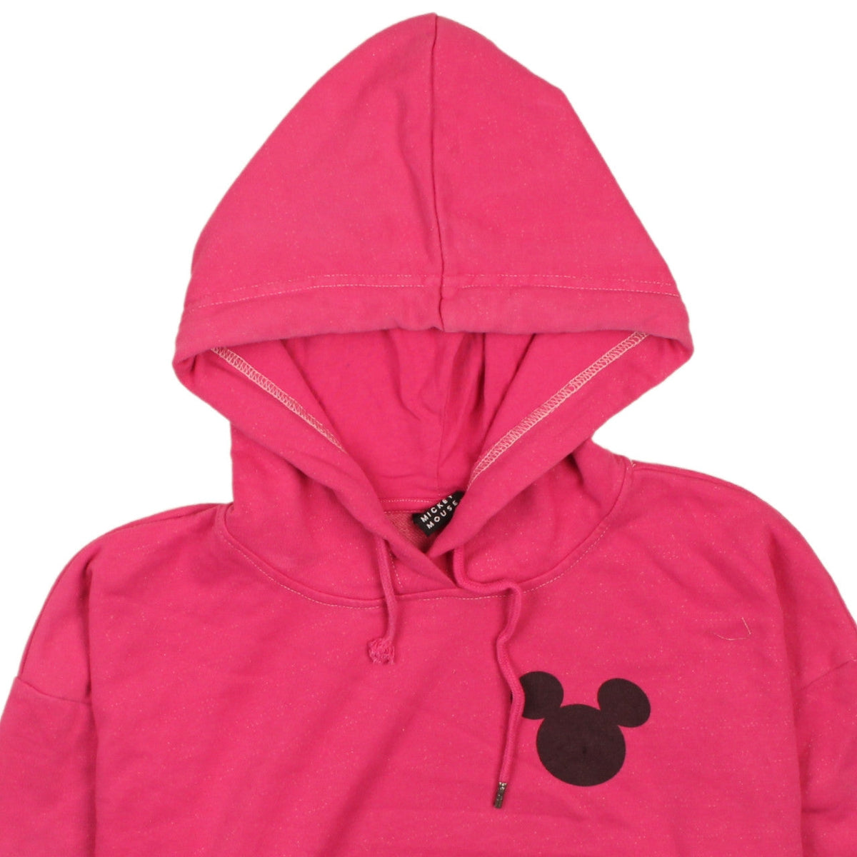 Womens UK Size S Disney Pink Pullover Hoodie