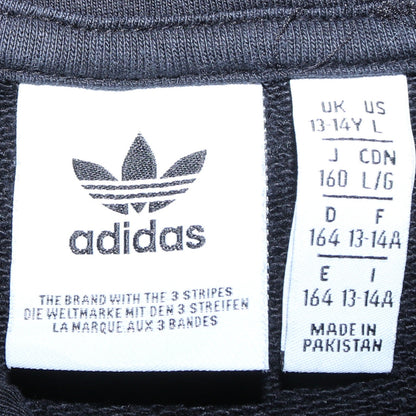Boys UK Size 13-14 Years adidas Black Pullover Hoodie