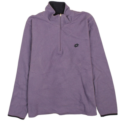 Womens UK Size L Lotto Purple Pullover Sweatshirt