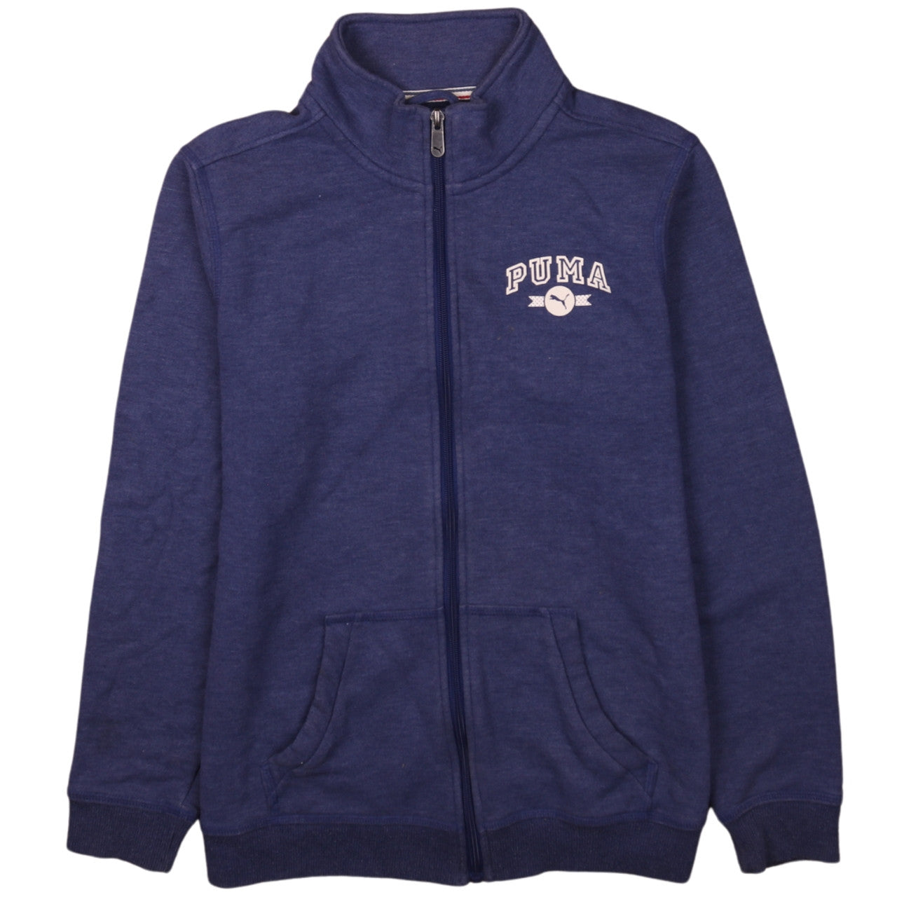 Womens UK Size 14 PUMA Blue Full Zip Sweatshirt