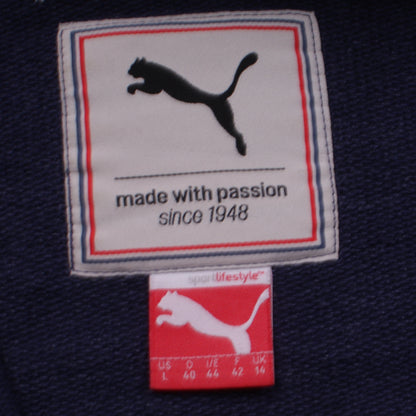 Womens UK Size 14 PUMA Blue Full Zip Sweatshirt