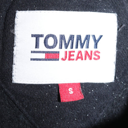 Mens UK Size S Tommy Jeans Black Pullover Hoodie
