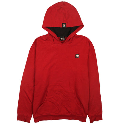 Mens UK Size XL DC Red Pullover Hoodie