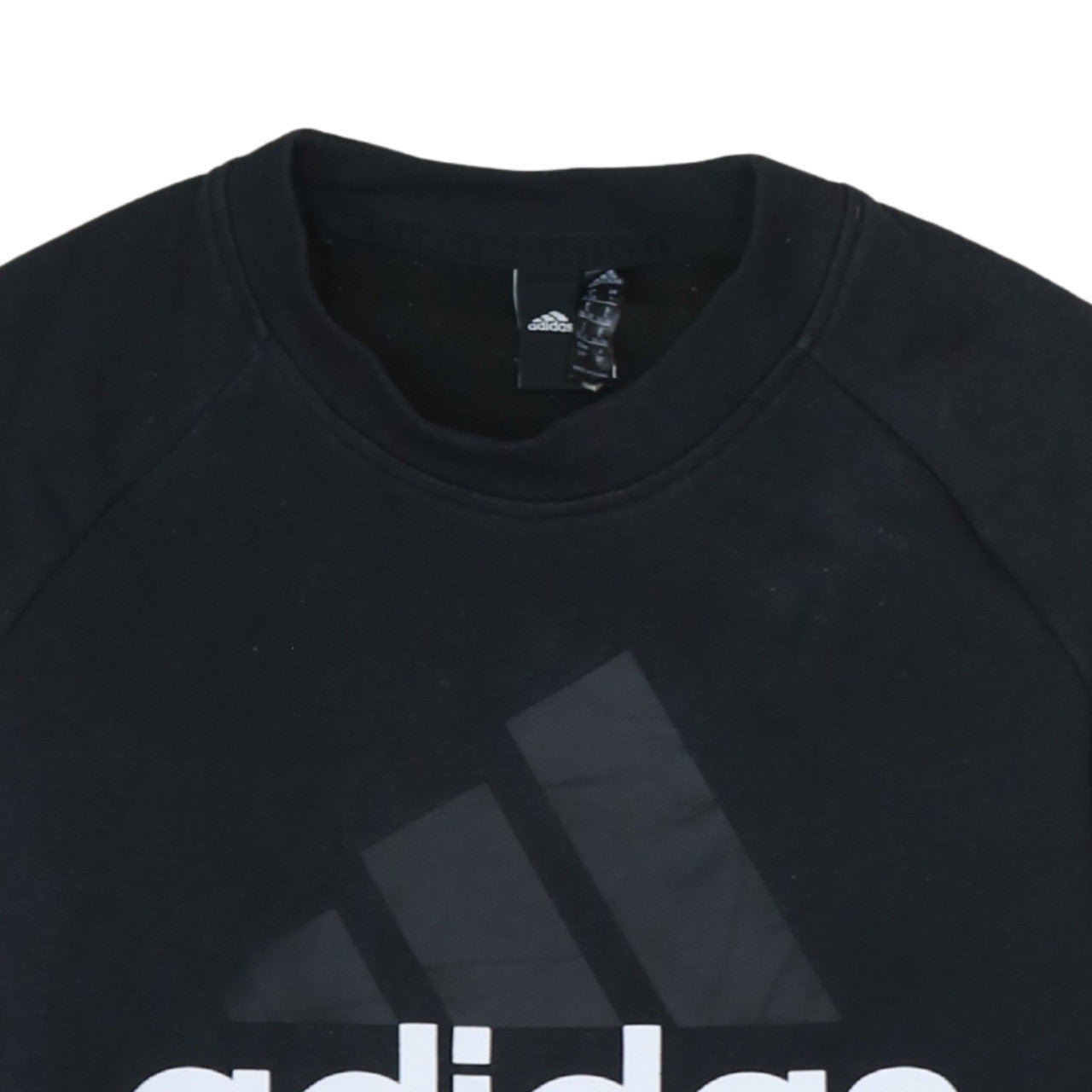Womens UK Size S adidas Black Pullover Sweatshirt