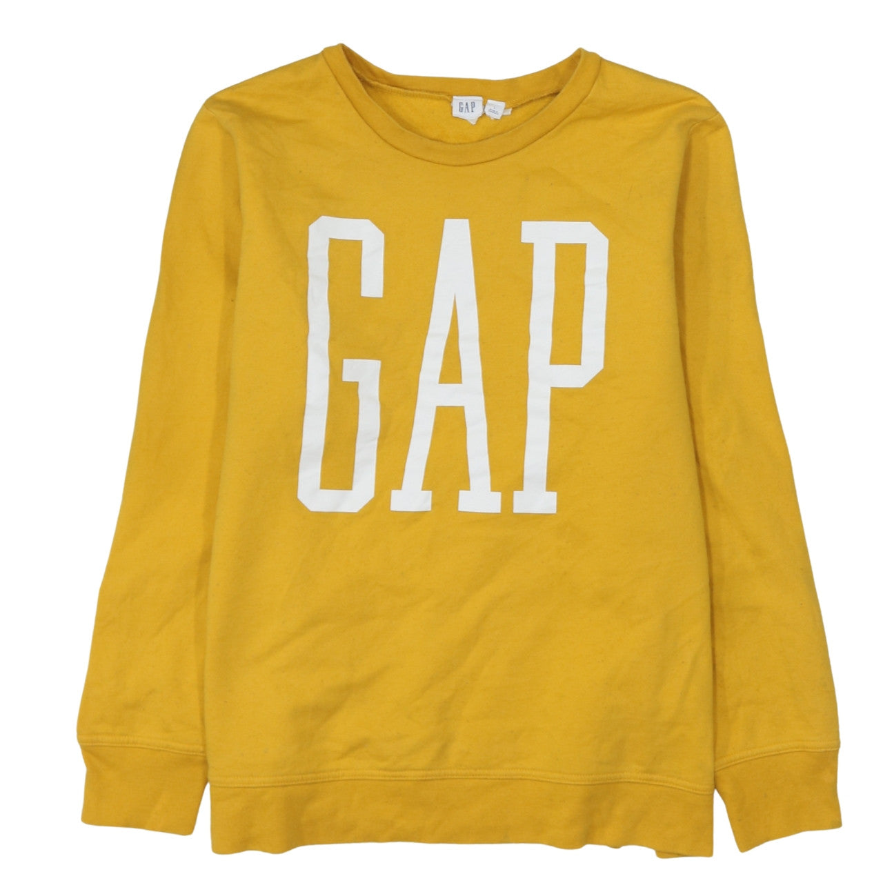 Womens UK Size L Gap Yellow Pullover Sweatshirt