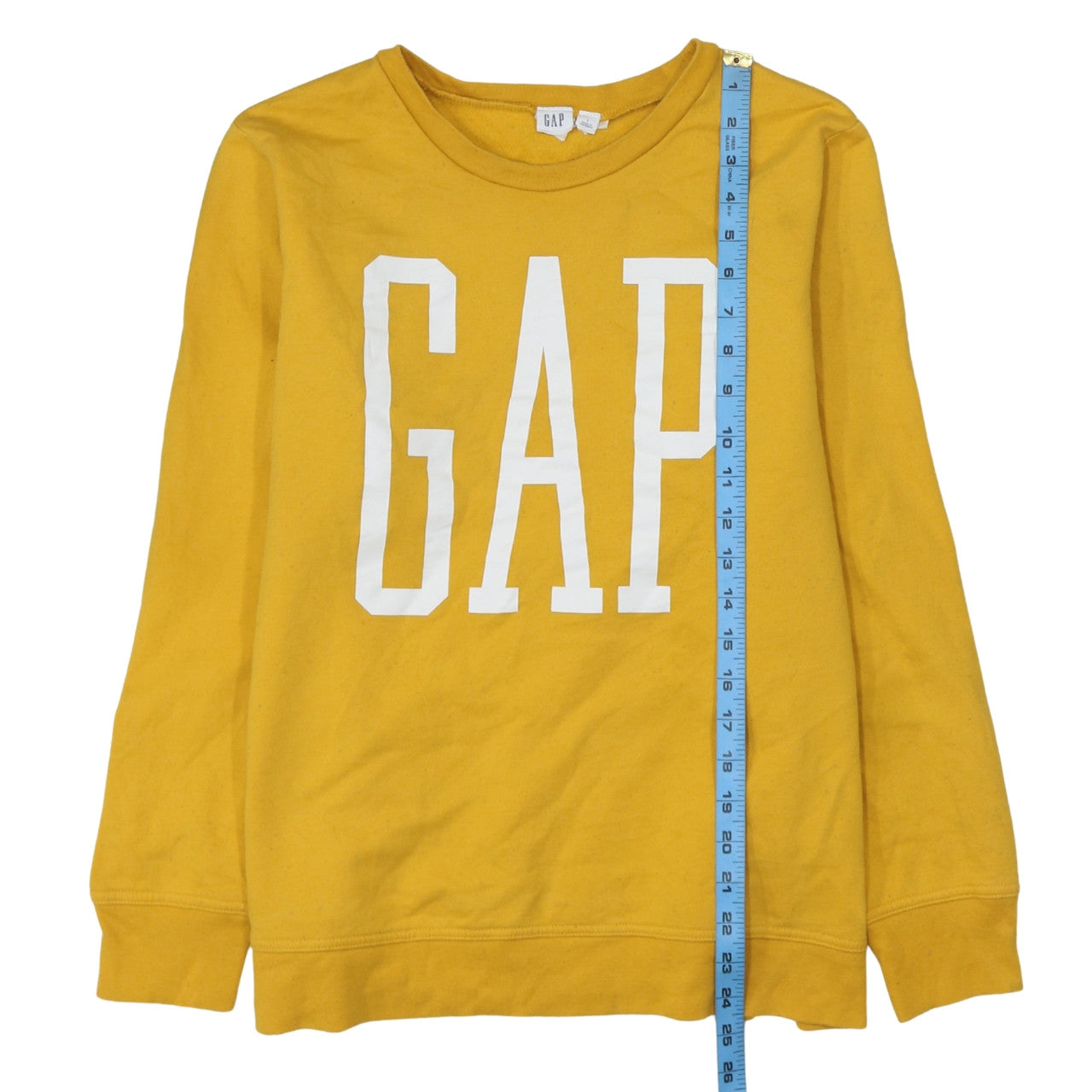 Womens UK Size L Gap Yellow Pullover Sweatshirt