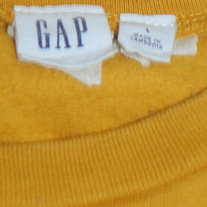 Womens UK Size L Gap Yellow Pullover Sweatshirt