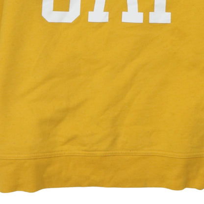 Womens UK Size L Gap Yellow Pullover Sweatshirt