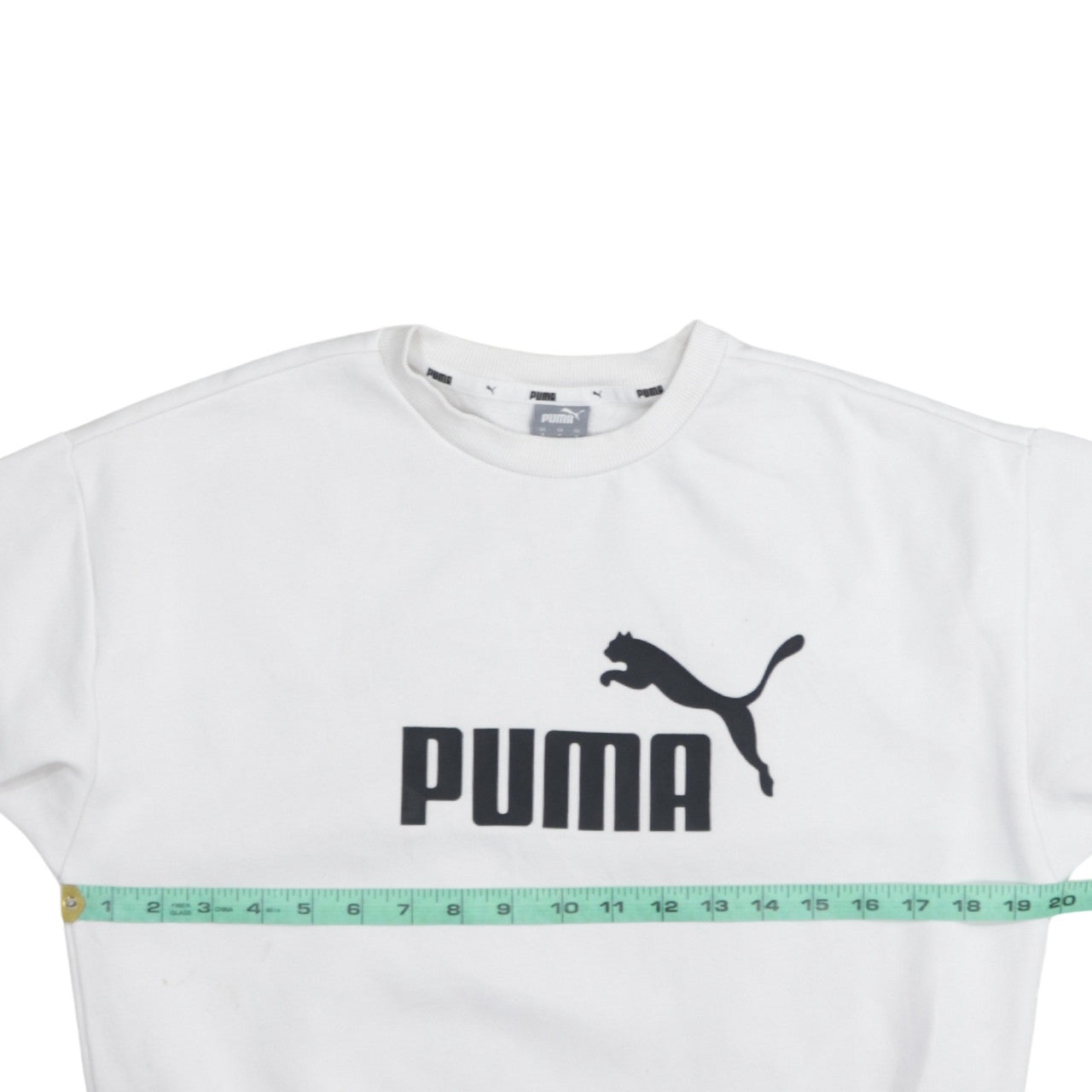 Womens UK Size S PUMA White Pullover Sweatshirt