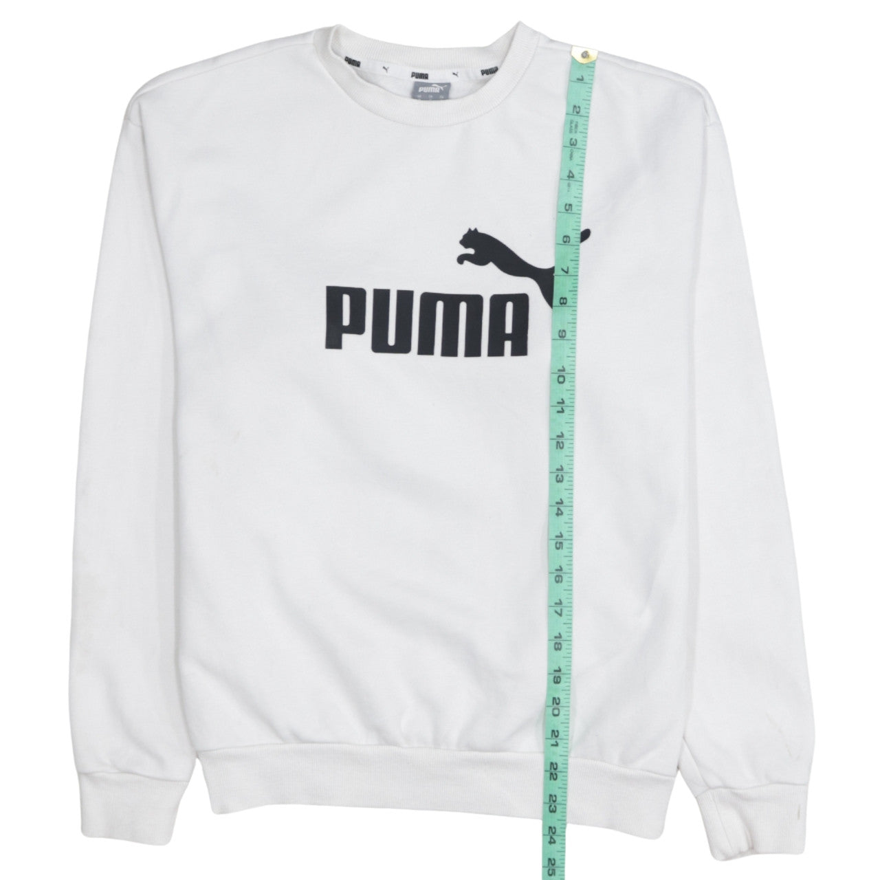 Womens UK Size S PUMA White Pullover Sweatshirt
