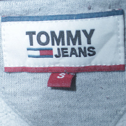 Mens UK Size S Tommy Jeans Grey Pullover Sweatshirt