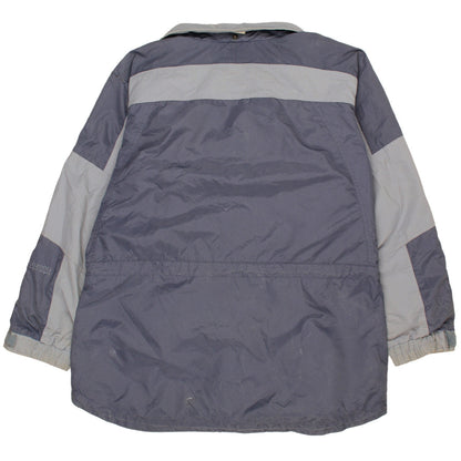 Columbia Women's Blue Long Parka Jacket L Waterproof Outdoor