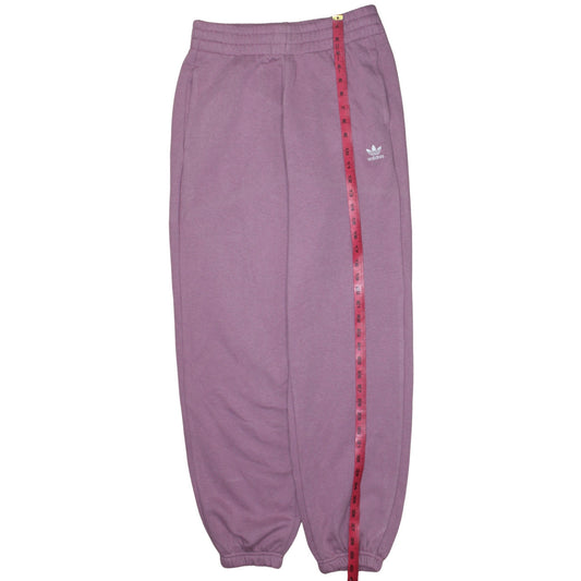 Womens UK Size S adidas Regular Fit Sweatpants Purple Trousers