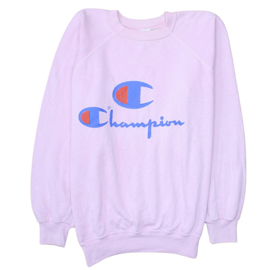 Womens UK Size L Champion Pink Pullover Sweatshirt