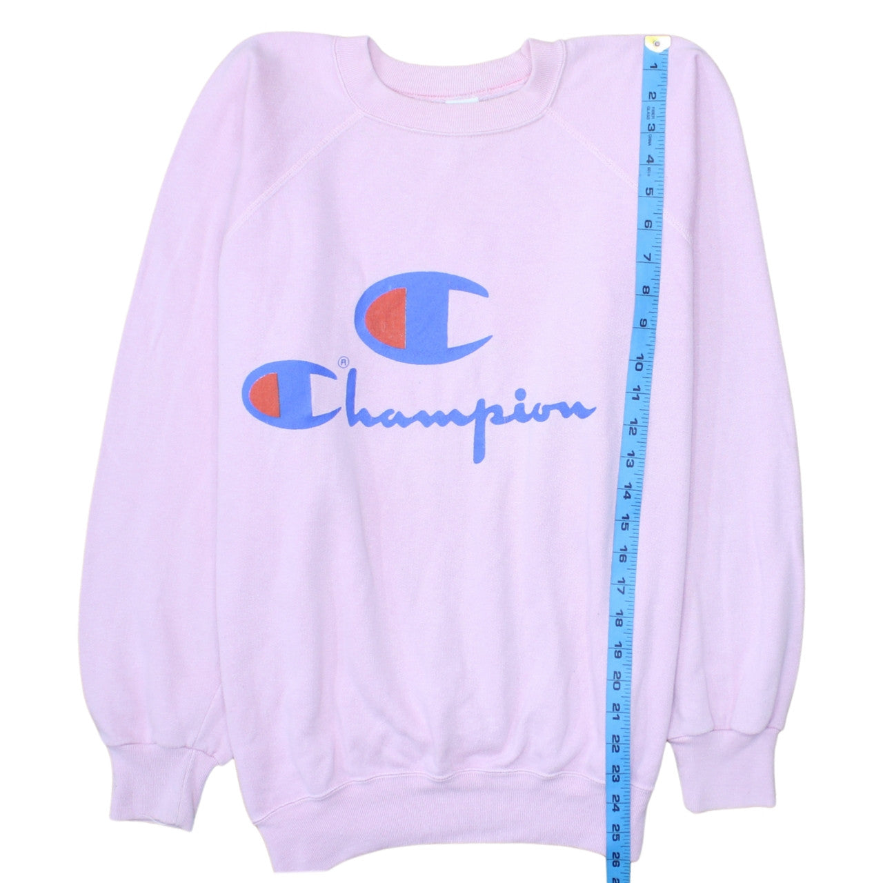 Womens UK Size L Champion Pink Pullover Sweatshirt