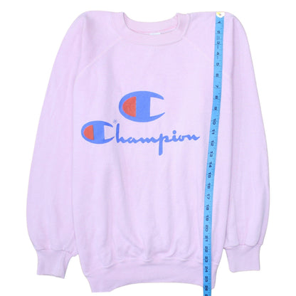 Womens UK Size L Champion Pink Pullover Sweatshirt