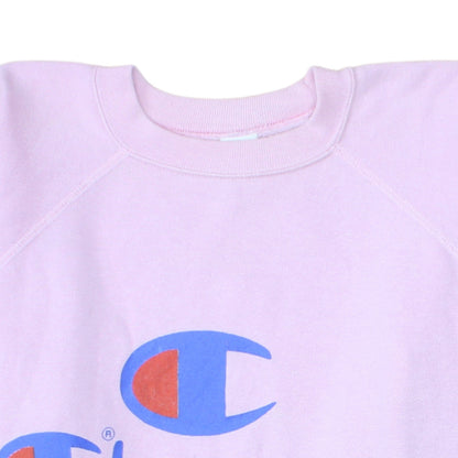 Womens UK Size L Champion Pink Pullover Sweatshirt