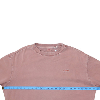 Womens UK Size XS Levi's Pink Pullover Sweatshirt