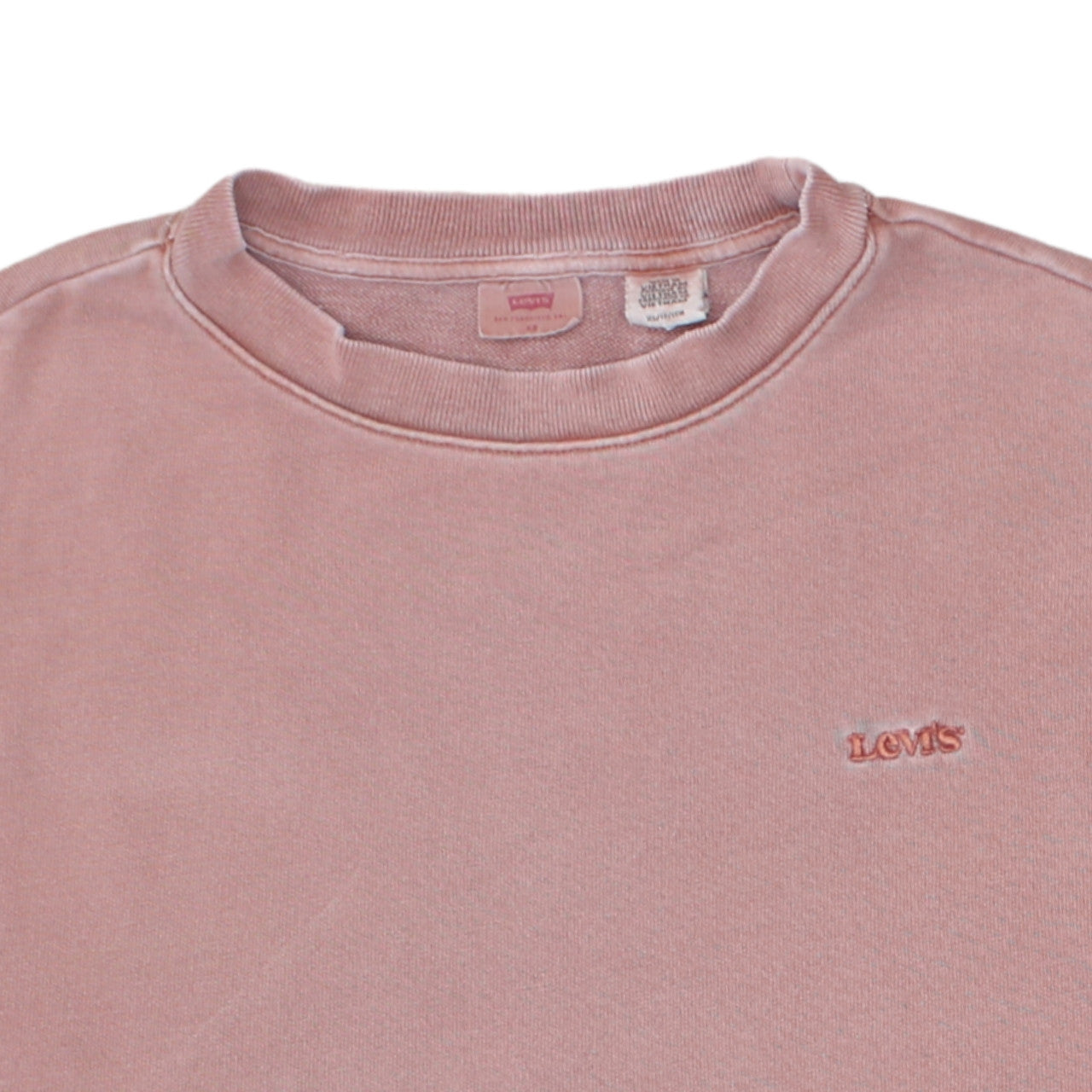 Womens UK Size XS Levi's Pink Pullover Sweatshirt
