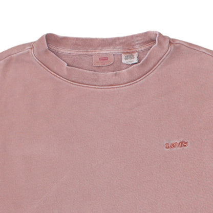 Womens UK Size XS Levi's Pink Pullover Sweatshirt