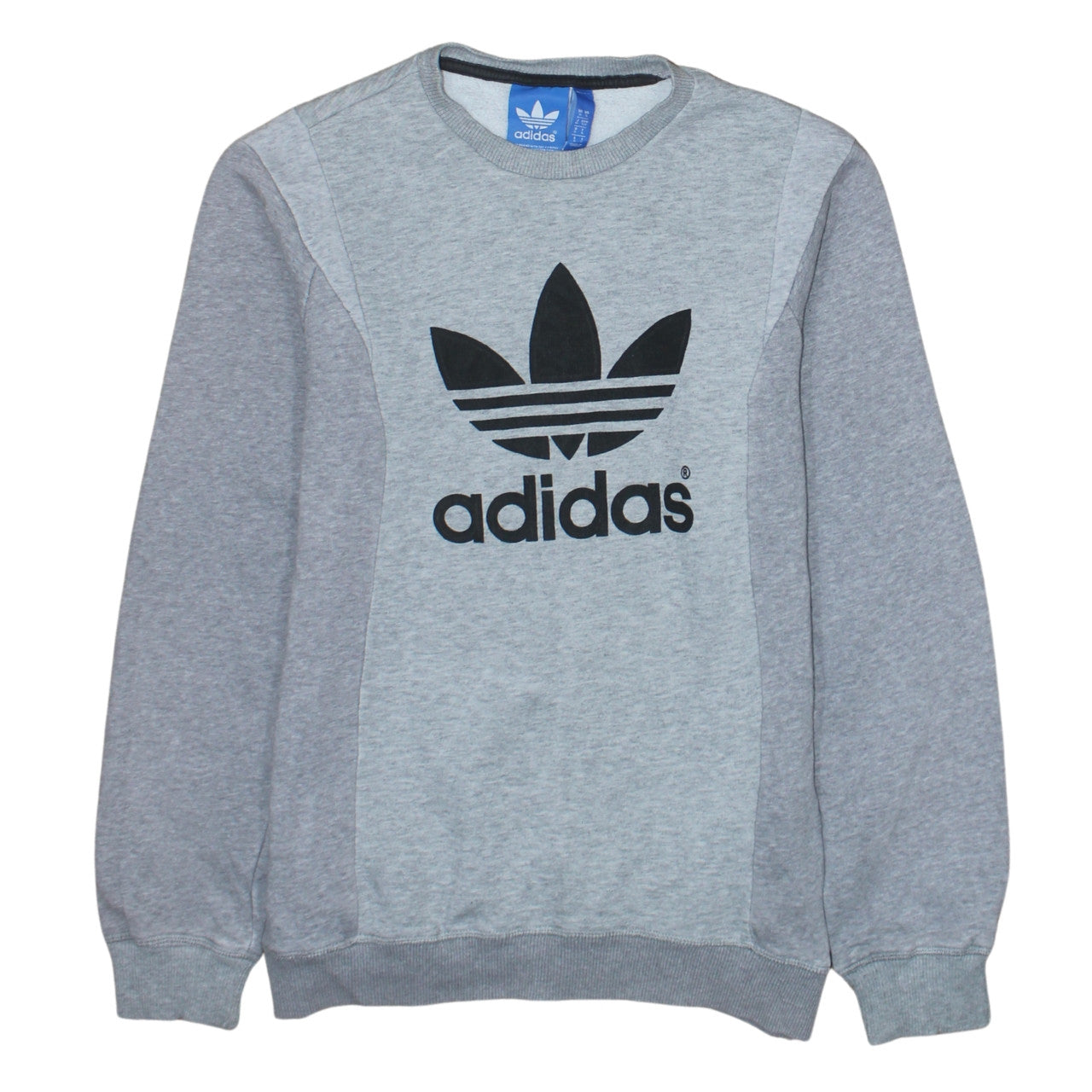Womens UK Size S adidas Grey Pullover Sweatshirt