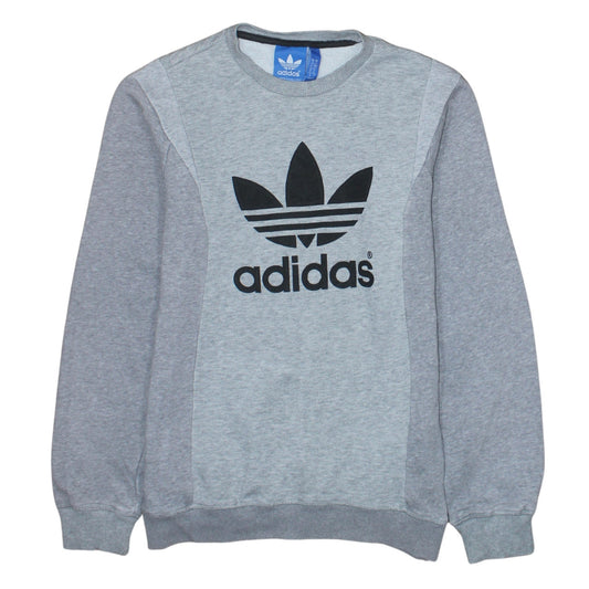 Womens UK Size S adidas Grey Pullover Sweatshirt
