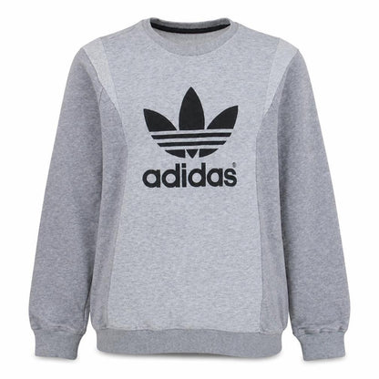 Womens UK Size S adidas Grey Pullover Sweatshirt