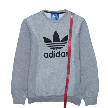 Womens UK Size S adidas Grey Pullover Sweatshirt