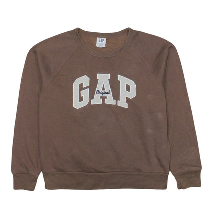 Womens UK Size S Gap Brown Pullover Sweatshirt